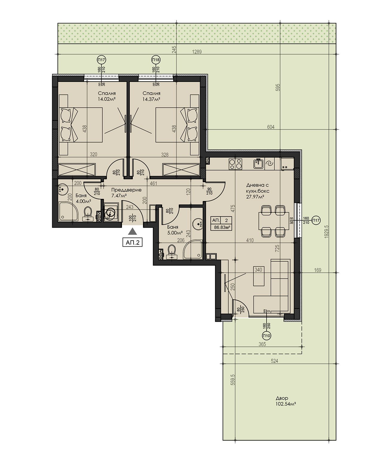 Apartment plan 2