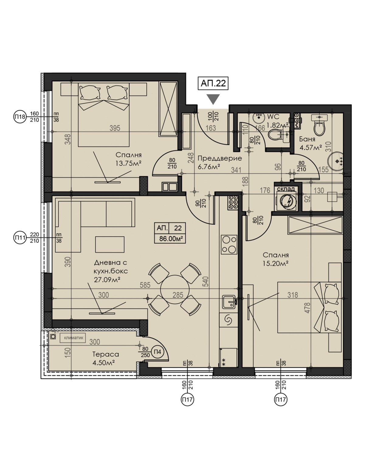 Apartment plan 22