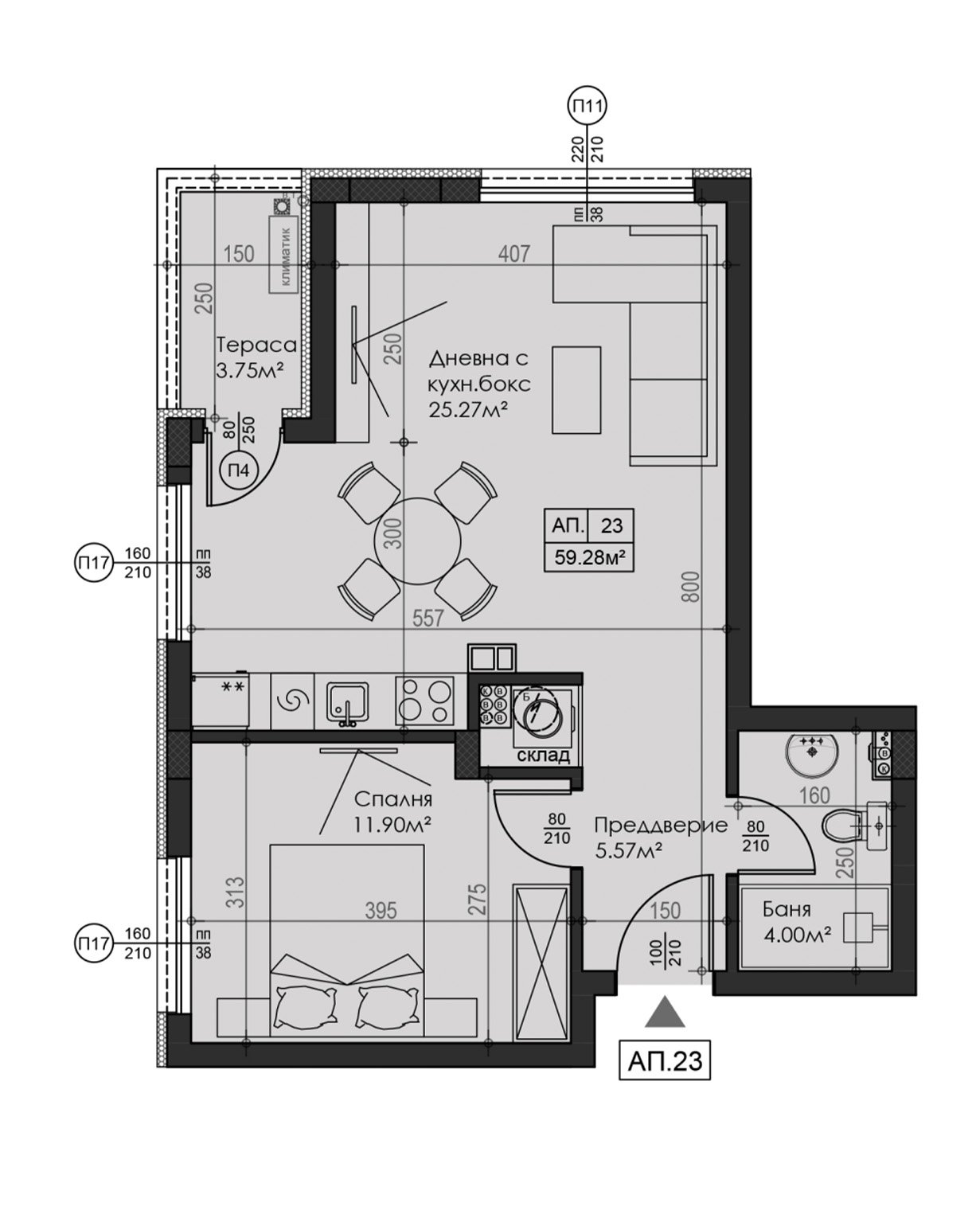 Apartment plan 23