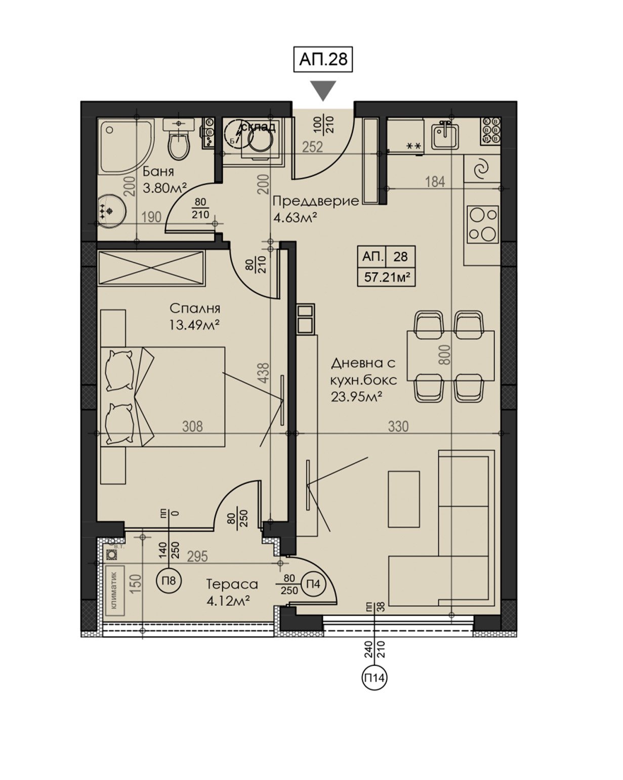 Apartment plan 28