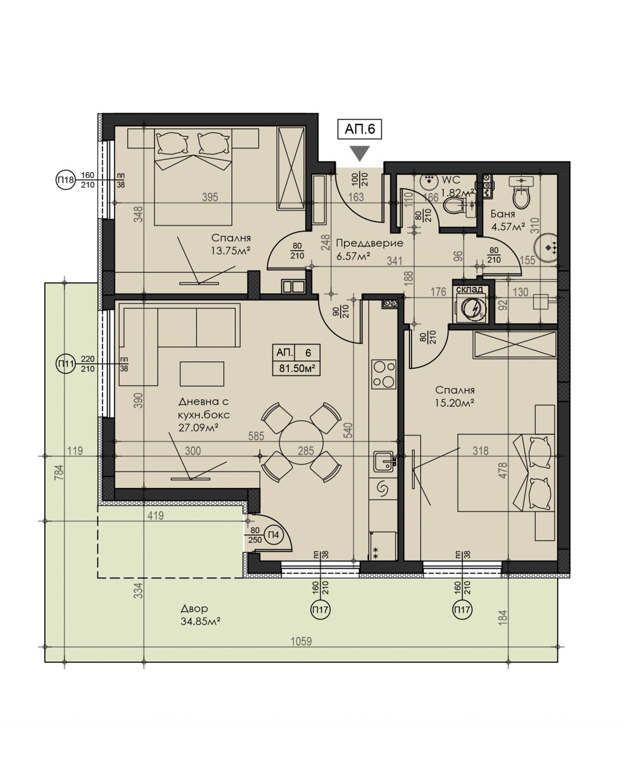 Apartment plan 6