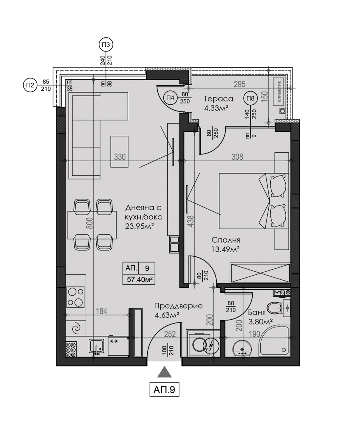 Apartment plan 9